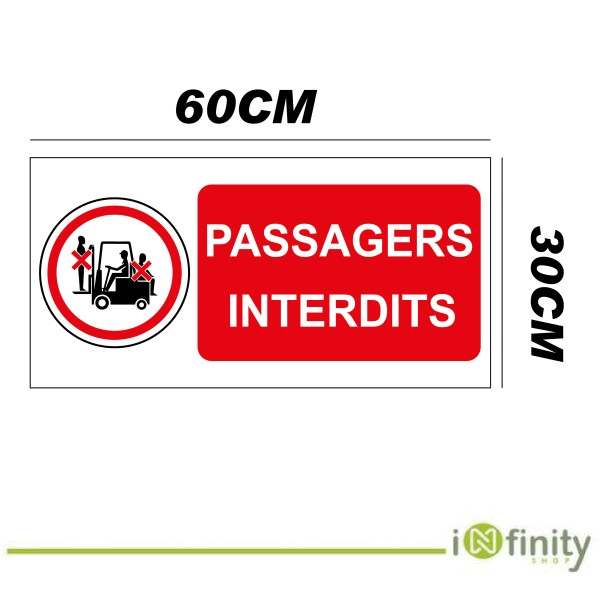 Panneau Passagers Interdits