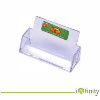 Porte-cartes de visite en plastique transparent