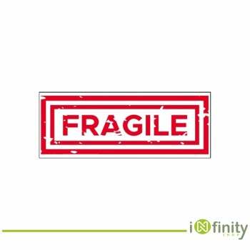 Etiquette fragile colis