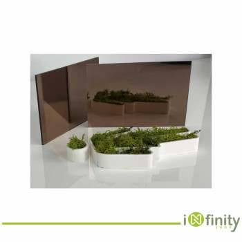 Plexiglass bronze miroir...