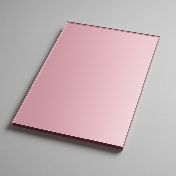 Plexiglass Rosé miroir...