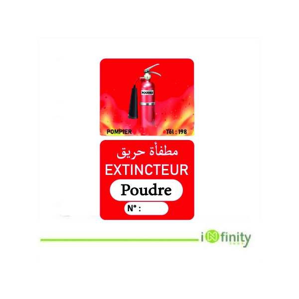Panneau de signalisation extincteur rouge Panneau de signalisation extincteur rouge