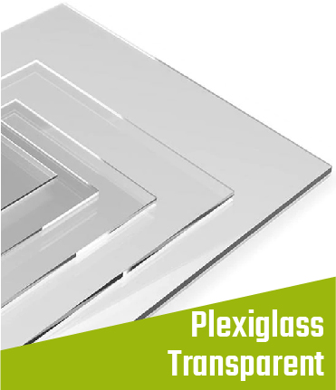 Le panneau en plexiglas ultra transparent avec film protecteur de 3 mm  d'épaisseur mesure 50 x 100 cm.